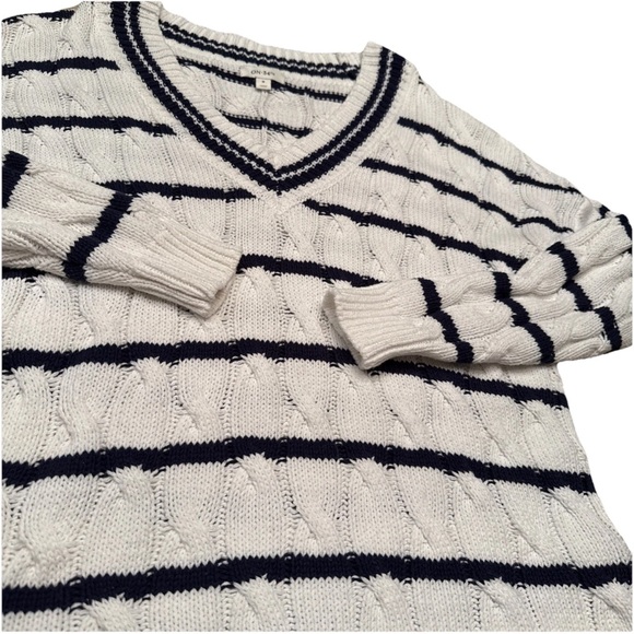 On 34Th Tennis Sweater  Wimbledon Cable-Knit Size Medium - Picture 2 of 5